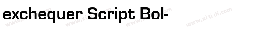 exchequer Script Bol字体转换 exchequer Script Bol字体转换